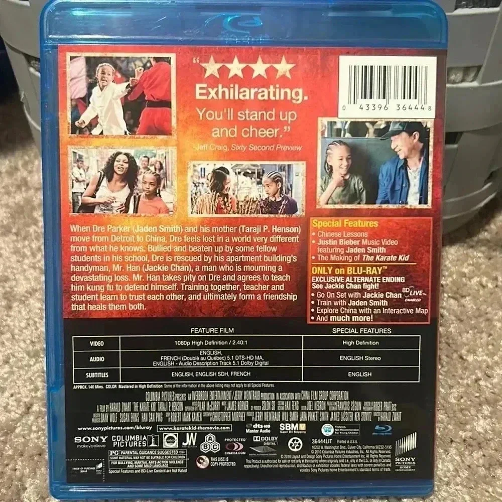 The karate kid blu ray